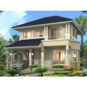 2 story house plan, 3 bedroom, house building in thailand