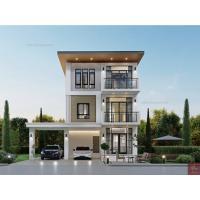 รับสร้างบ้านหรู บ้าน2ชั้น 4นอน 3จอดรถ รับสร้างบ้านหรู บ้าน2ชั้น 4นอน 3จอดรถ